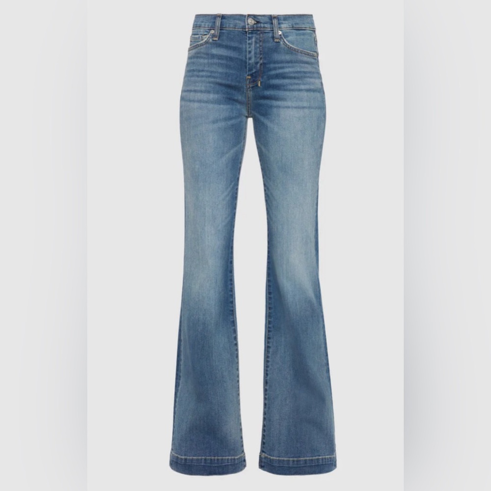 7 For All Mankind Dojo Tailorless Flare Jeans